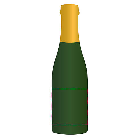 Flasche-Vorderseite (5,5 x 5,5 cm)