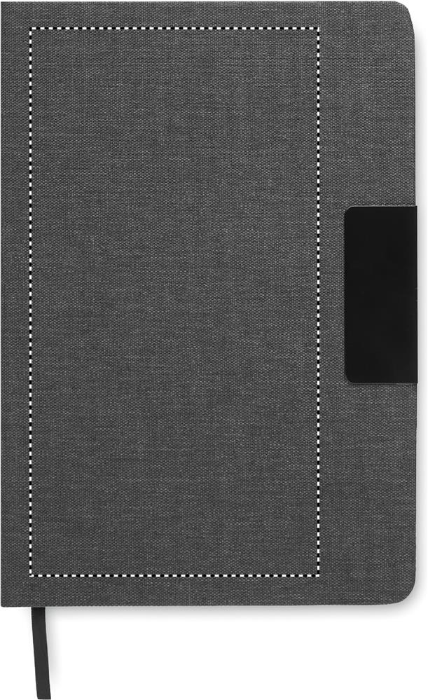 Notizbuch Vorderseite (19 x 10 cm)