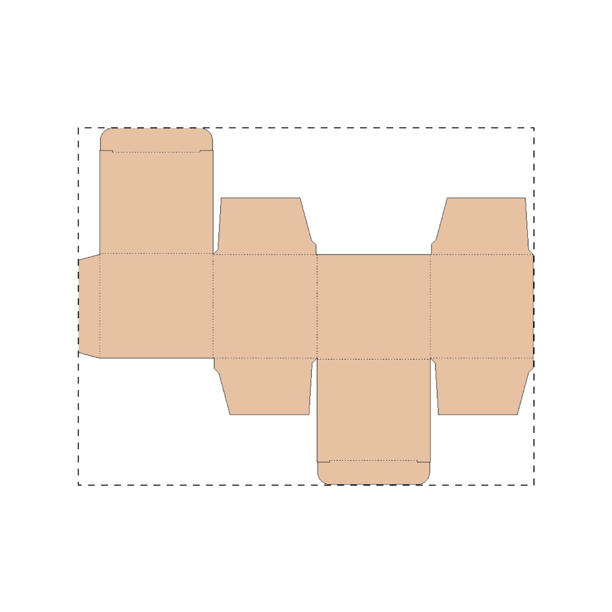 Maßgefertigter Kraft-Karton (281 x 220 mm)