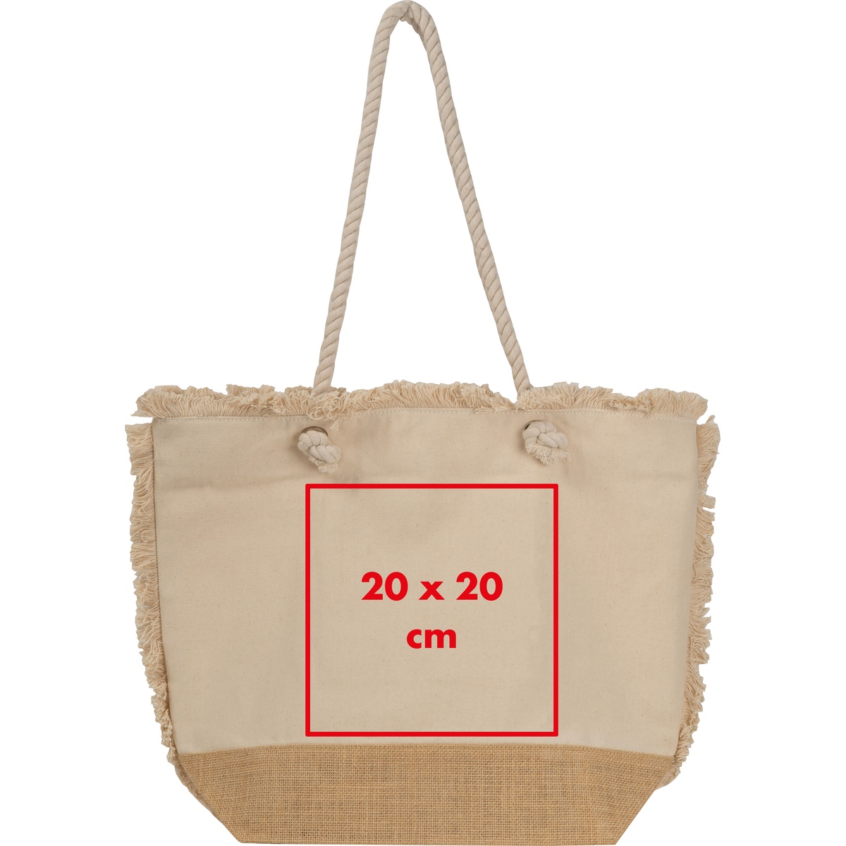 Auf die Tasche/Beutel (20 x 20 cm)