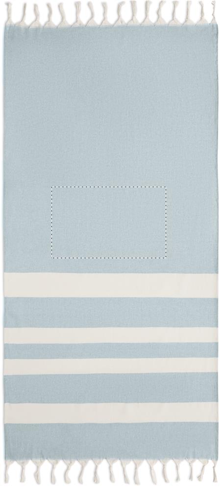 Handtuch Rückseite mittig (25 x 40 cm)