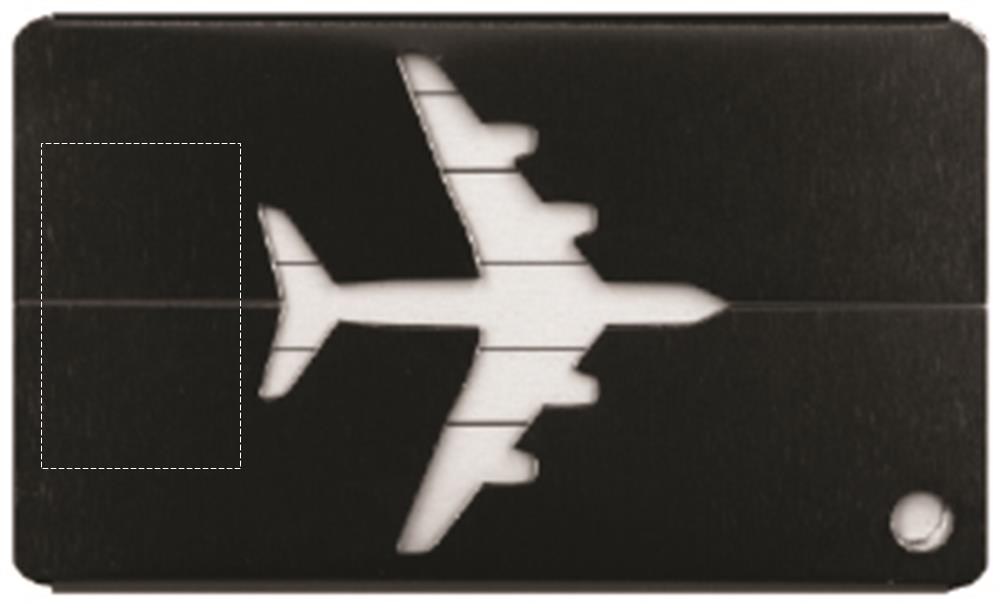 Auf Flugzeug unten (2,5 x 1,5 cm)