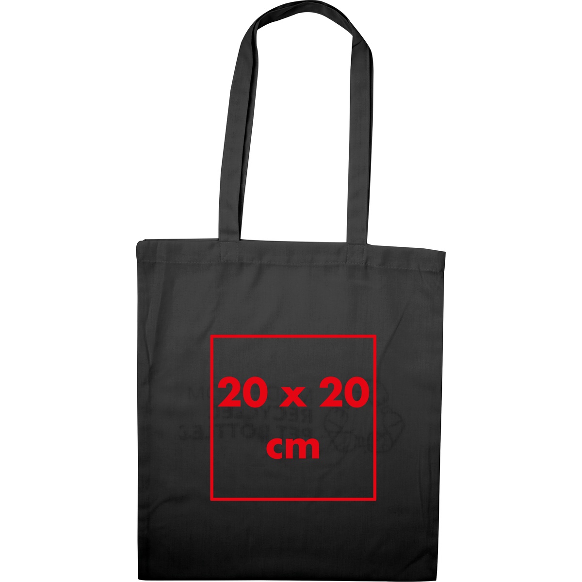 Auf die Tasche/Beutel (20 x 20 cm)