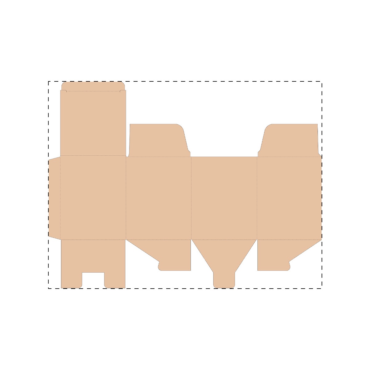 Maßgefertigter Kraft-Wellpappkarton (367 x 278 mm)