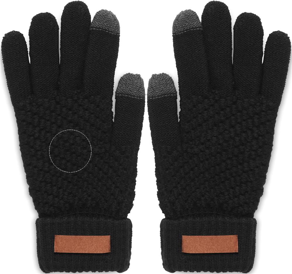 Oberseite Handschuh links (3,6 x 3,6 cm)