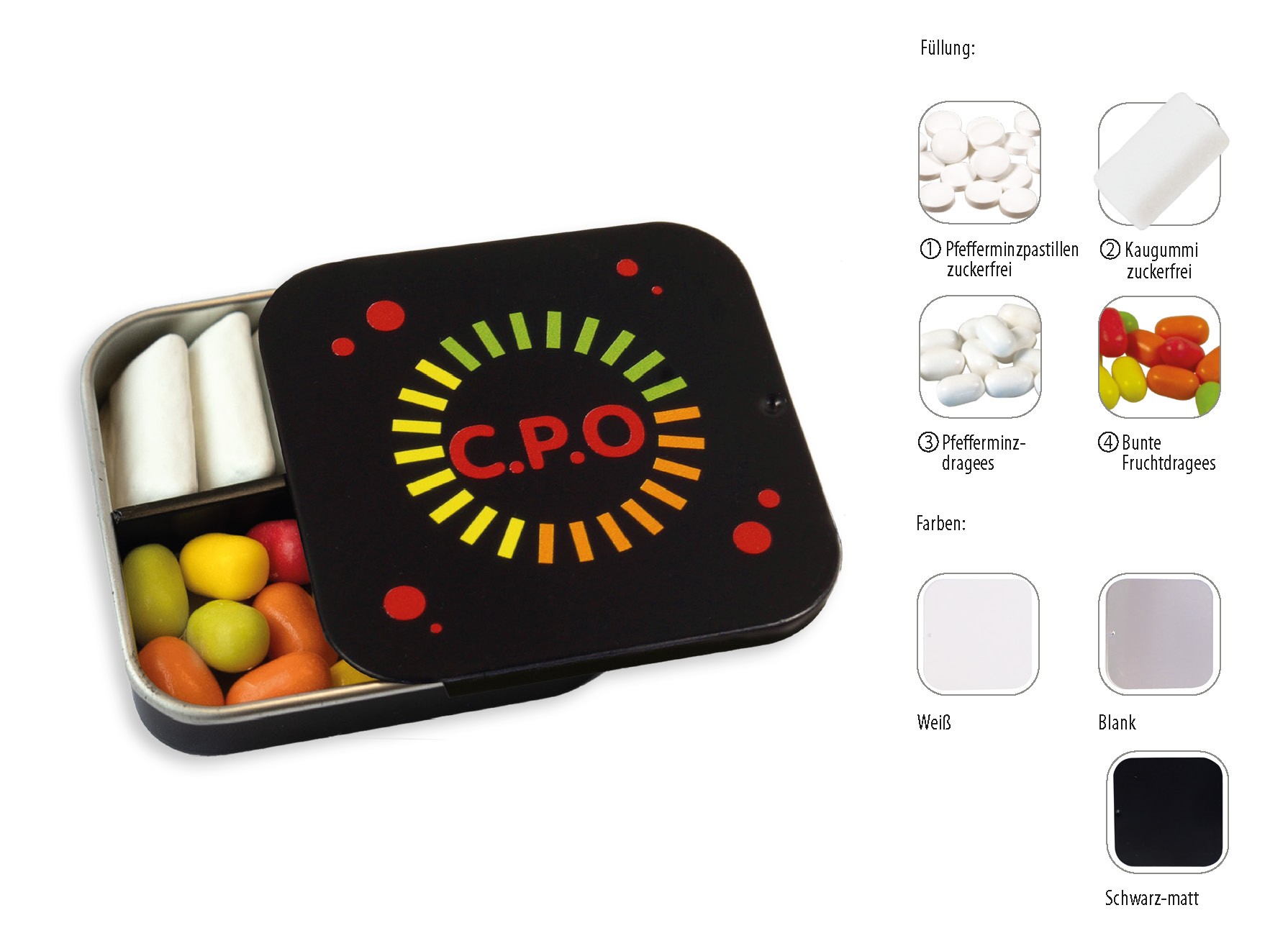 auf Artikel (5,3 x 5,3 x 1,0 cm)