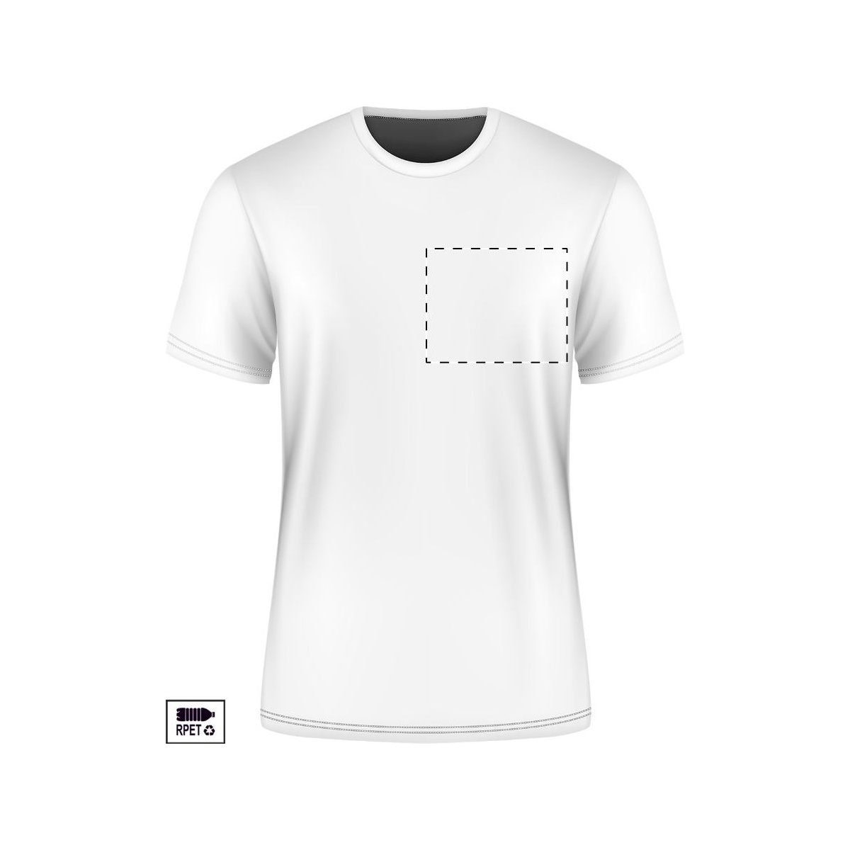 Linke Brust (150 x 80 mm)