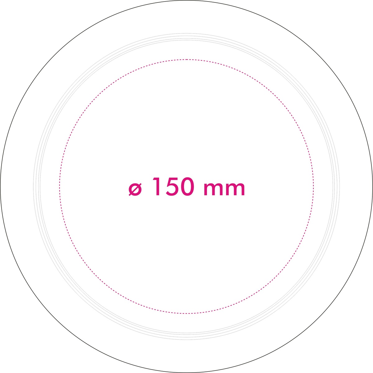 Vorderseite (ø 15 cm)