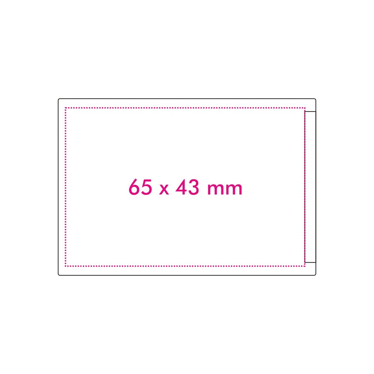 Vorderseite (5 x 4,3 cm)