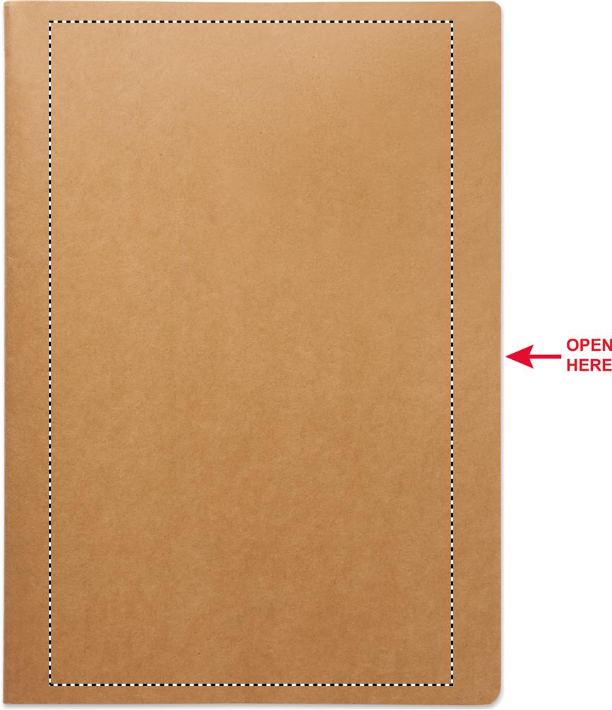 Notizbuch Vorderseite (28 x 17 cm)