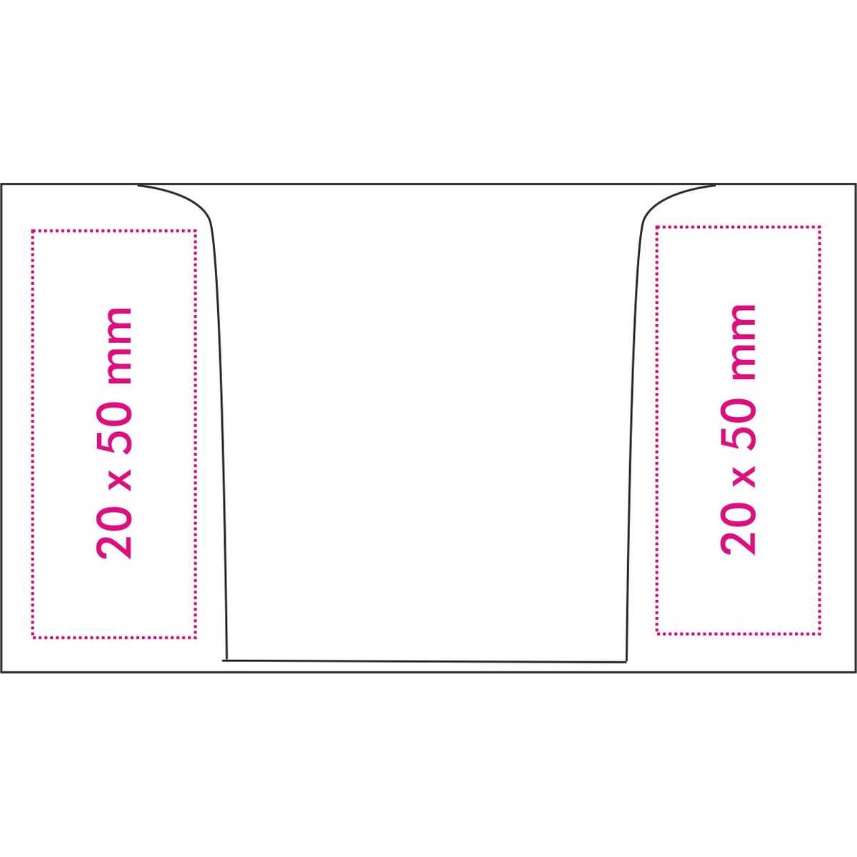 Vorderseite links (2 x 5 cm)